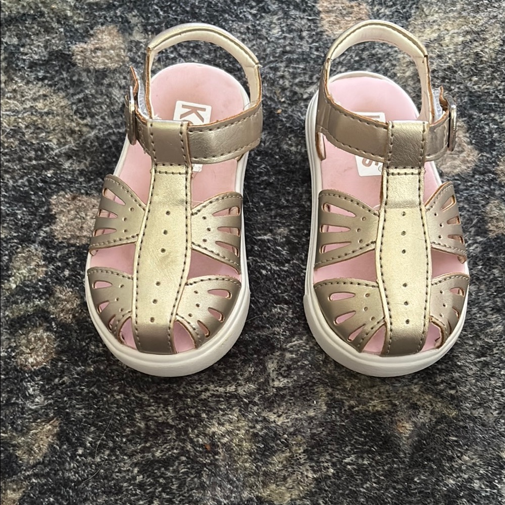 Keds Gold Toddler Sandals